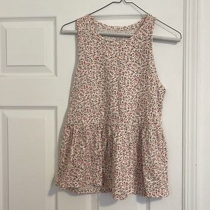 Floral Tank- Never worn